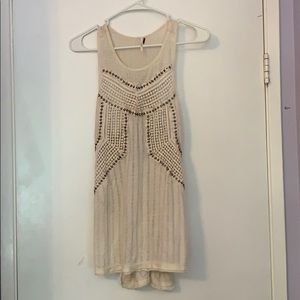 Like NEW free people tank top with an open back